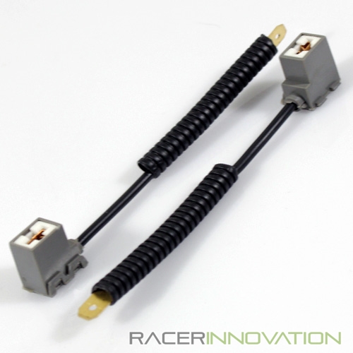 2 x H1 Heavy Duty Male To Female Ceramic Socket/Plug/Connectors/Adapter/Harness